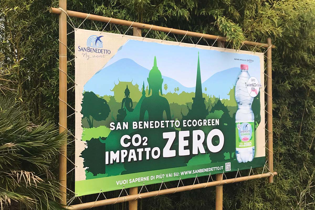 ALLESTIMENTO PUBBLICITARIO GARDALAND BAMBOO